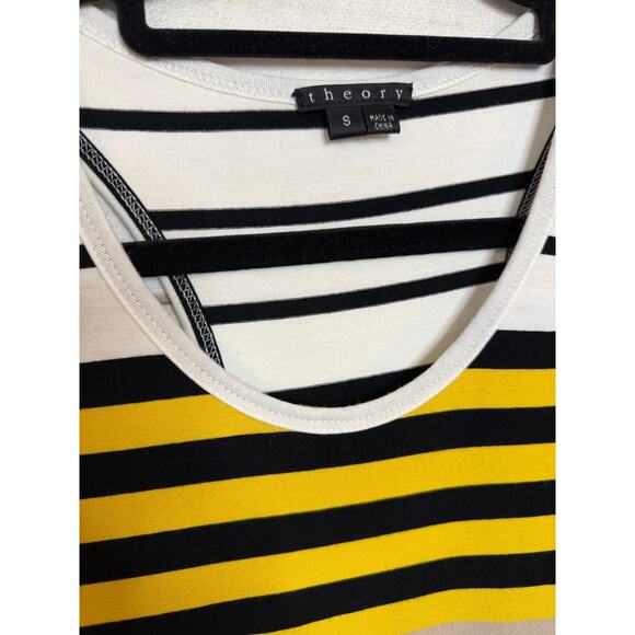 Theory Maxi Dress S‎ Stripes Everyday Casual Mom Basic Trendy Comfy Fit - Picture 7 of 8